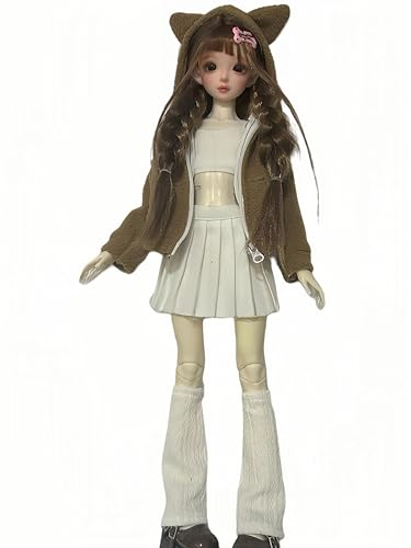 AMITD 1/4 BJD Doll Clothes Set Ball Jointed Doll Fashion Handmade Pretty Fashionable Clothes for 16-18 inches BJD Dolls (I) von AMITD