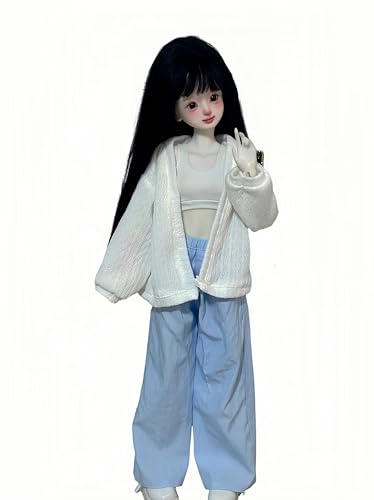 AMITD 1/4 BJD Doll Clothes Set Ball Jointed Doll Fashion Handmade Pretty Fashionable Clothes for 16-18 inches BJD Dolls (R) von AMITD