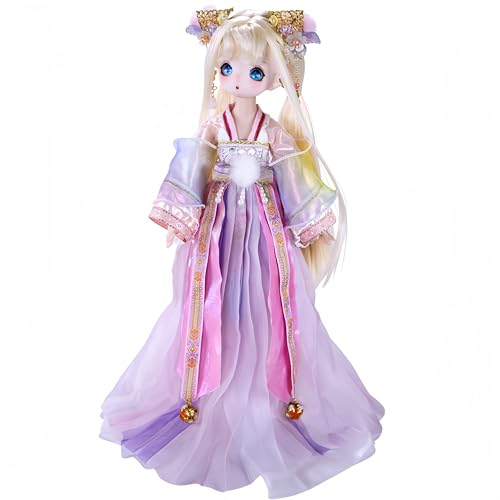 AMITD 1/4 BJD Doll Kawaii Doll Move Joints Handmade Makeup Cute 18 Inches Collectible Cartoon Dress up Dolls Best Gift (H) von AMITD