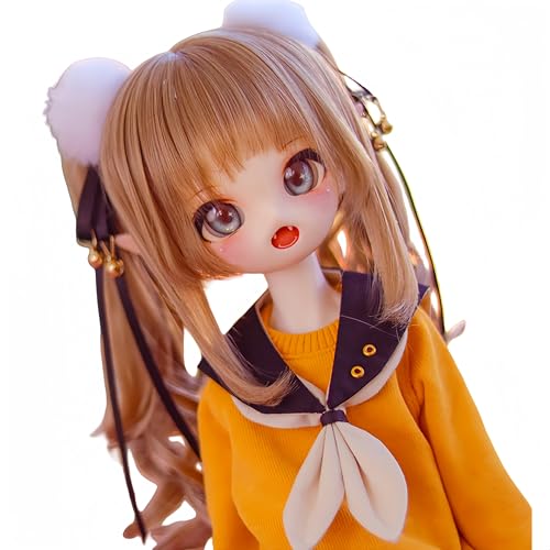 AMITD 1/4 BJD-Puppe, 16 Zoll, Anime-Kugelgelenkpuppe, SD-Puppe, Handgemalte Schminke, Sammlerfigur, Dekoration für zu Hause und Geschenkset (B) von AMITD