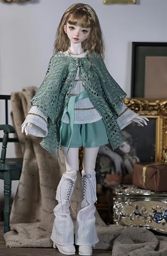 AMITD 1/4 BJD-Puppe, Anime-Kugelgelenkpuppe, SD-Puppe, Hartholz, Handgemalte Schminke, Dekoration für zu Hause und Geschenkset (O) von AMITD