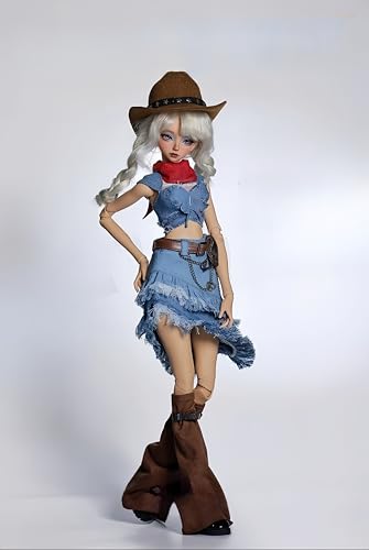 AMITD 1/4 BJD Puppenmoden Anime-Gelenkpuppen Hartharz Action-Figuren Handgemacht Make-up, Dekoration für zu Hause, Sammler-Geschenkset (D) von AMITD