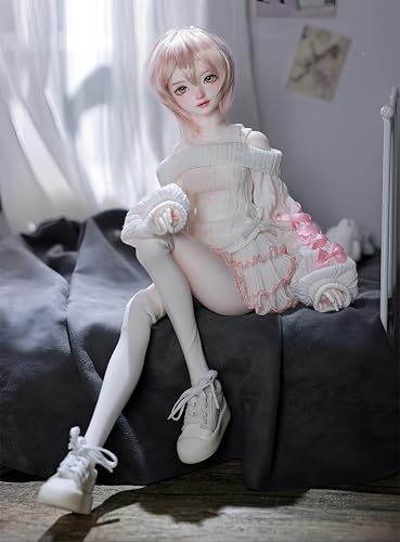AMITD 1/4 BJD Puppenmoden Anime-Gelenkpuppen Hartharz Action-Figuren Handgemacht Make-up, Dekoration für zu Hause, Sammler-Geschenkset (E) von AMITD