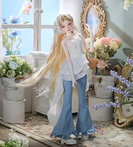 AMITD 1/4 Bjd Doll Anime Ball Jointed Doll SD Dolls Resin Action Figure Handmade Makeup,Home Decor,Collectible Gift Set (07#) von AMITD