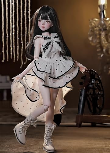 AMITD 1/4 Bjd Doll Fashion Anime Ball Jointed Dolls Cute Resin Action Figure Handmade Makeup,Home Decor,Collectible Gift Sets (N) von AMITD