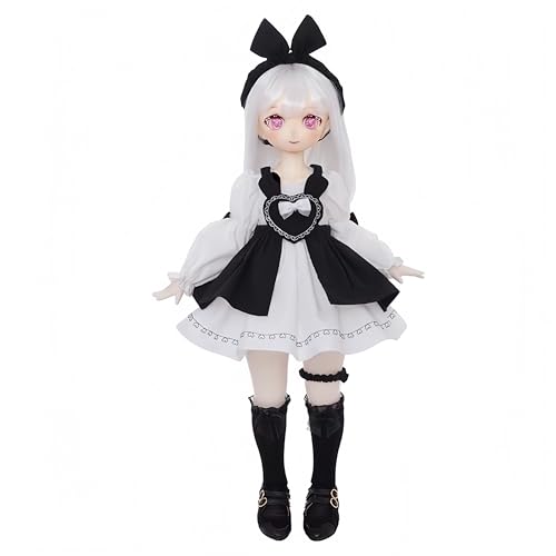 AMITD 1/4 Bjd Doll Fashion Anime Ball Jointed Dolls Cute Resin Action Figure Handmade Makeup,Home Decor,Collectible Gift Sets (R) von AMITD