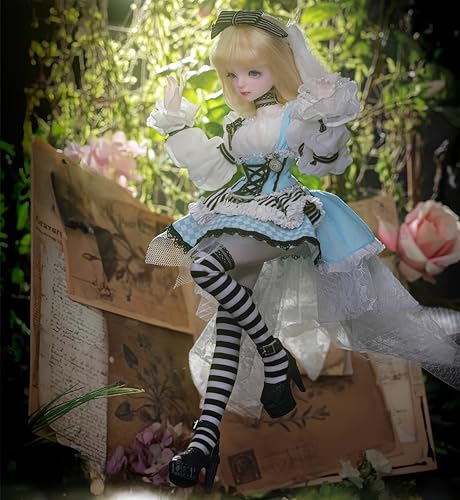 AMITD 1/4 Bjd Doll Resin Anime Ball Jointed Doll Handmade Makeup Action Figure Home Desktop Decor and Collectable Gift Set (E) von AMITD