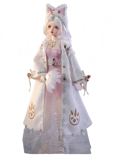 AMITD 1/4 Bjd Doll Resin Anime Ball Jointed Doll Handmade Makeup Action Figure Home Desktop Decor and Collectable Gift Set (K) von AMITD