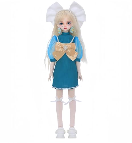 AMITD 1/4 Bjd Doll Resin Anime Ball Jointed Doll Handmade Makeup Action Figure Home Desktop Decor and Collectable Gift Set (L) von AMITD