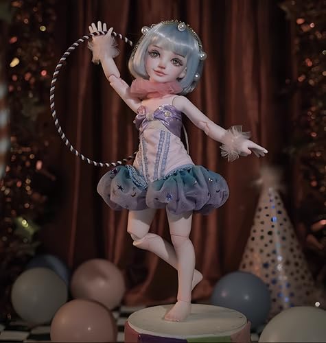 AMITD 1/6 BJD Doll Kawaii Ball Joint Doll Handmade Makeup 11.8 Inches Collectible Cartoon Dress up Dolls The (F) von AMITD