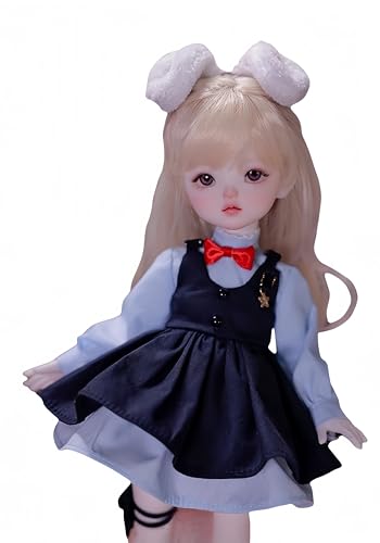 AMITD 1/6 BJD Doll Kawaii Ball Joint Doll Handmade Makeup 11.8 Inches Collectible Cartoon Dress up Dolls The (K) von AMITD
