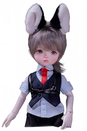 AMITD 1/6 BJD Doll Kawaii Ball Joint Doll Handmade Makeup 11.8 Inches Collectible Cartoon Dress up Dolls The (L) von AMITD