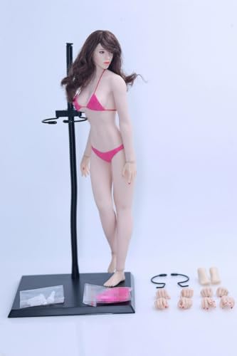 AMITD 1/6 European Shape Weibliche Seamless Körper Action Figure with Detachable Feet and Medium Breasts (Not Include Kopfskulptur) (JOQ-16D-WS01 White Muscle) von AMITD