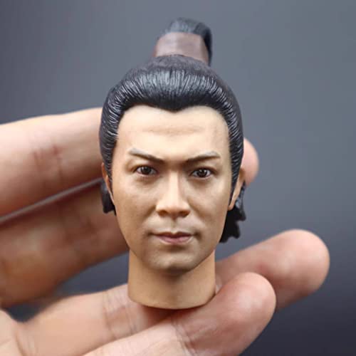 AMITD 1/6 Maßstab Male Figure Kopfskulptur,Asian Male Kopfskulptur Carved for 12inch Soldier Action Figure Körper Collection (K) von AMITD