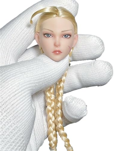 AMITD 1/6 Maßstab Weibliche Kopfskulptur,Anime Girl Blonde Braid Hair Head Carved Game Version for 12inch PH TBL JO Action Figure Körper AMITD 1/6 Maßstab Weibliche Kopfskulptur,Anime Girl Blonde Braid Hair Head Carved Game Version for 12inch PH TBL JO Action Figure Körper von AMITD