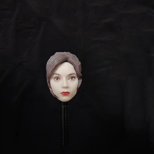 AMITD 1/6 Maßstab Weibliche Kopfskulptur,Weibliche Agent Plastic Hair Head Carved for 12inch PH TBL JO Soldier Action Figure Collection (P) von AMITD