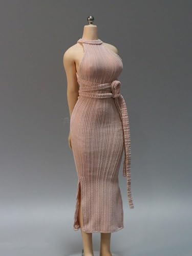 AMITD 1/6 Scale Female,Figure Doll Clothes Evening Dress Party Dress Costume for 12" Soldier Action Figure(Pink) von AMITD