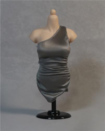 AMITD 1/6 Scale Female,Figure Doll Clothes Strap Dress Costume for 12" Female Soldier Action Figure(Gray) von AMITD