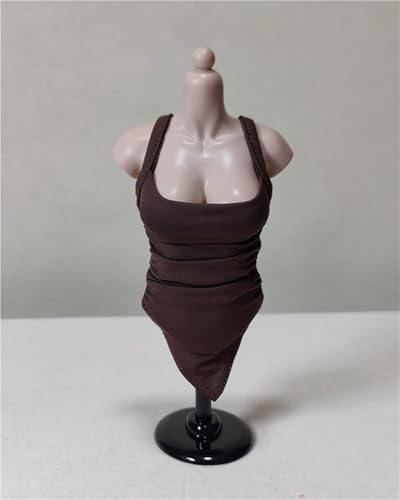 AMITD 1/6 Scale Female,Figure Doll Clothes Workout Casual Sleeveless Shirt for 12" Female Soldier Action Figure(Brown) von AMITD