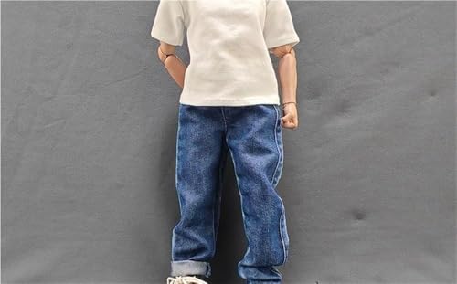 AMITD 1/6 Scale Male,Figure Doll Clothes Denim Pants Jeans Costume for 12 inch Male Soldier Action Figure(Blue) von AMITD