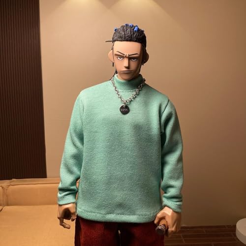 AMITD 1/6 Scale Mint Green Turtleneck Sweater. Stylish Long Sleeve Top for 12" Man Action Figures. Perfect for Street Style. AMITD 1/6 Scale Mint Green Turtleneck Sweater. Stylish Long Sleeve Top for 12" Man Action Figures. Perfect for Street Style. von AMITD