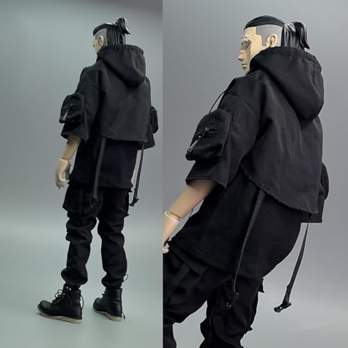 AMITD 1/6 Scale Workwear Outfit. Short Hoodie Coat & Pants for 12" Action Figures. Strong & Mysterious Style. (Pants) von AMITD