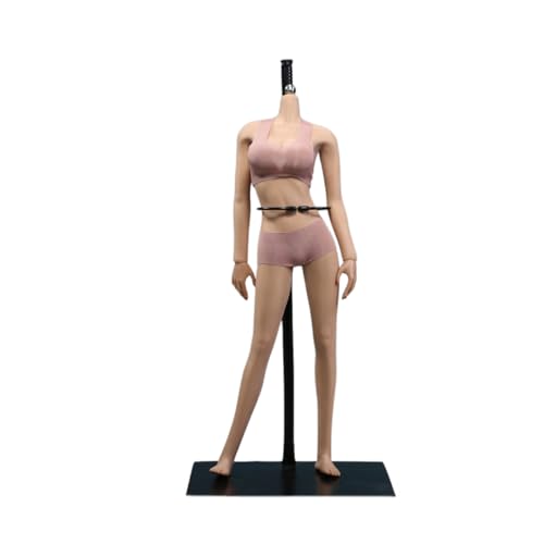 AMITD 1/6 weiblicher Körper, 12" Super Flexible European Type, JIAOUDOLL Seamless Large Bust, No Head (Suntan Skin, JOQ-07F-Big Bust-Undetachable Feet) von AMITD
