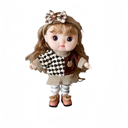 AMITD 1/8 BJD-Puppe, Kugelgelenkpuppe, Modedoll, 9 Zoll Vinyl SD-Puppe, Sammlerfigur, Das Beste Geschenkset (E) von AMITD