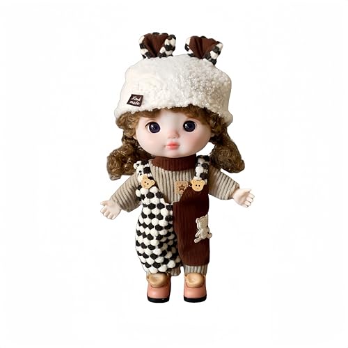 AMITD 1/8 BJD-Puppe, Kugelgelenkpuppe, Modedoll, 9 Zoll Vinyl SD-Puppe, Sammlerfigur, Das Beste Geschenkset (F) von AMITD