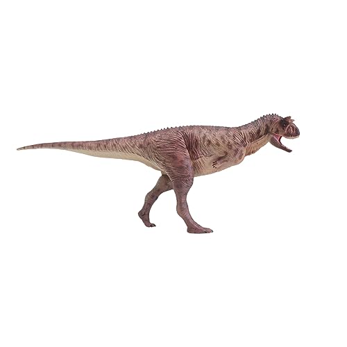 AMITD 1:35 Scale Carnotaurus Figure Abelisauridae Dinosaur Animal Collection Realistic PVC Scientific Art Model Collection Home Decoration Gift for Adult (Brown) von AMITD