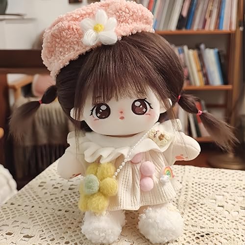 AMITD 20cm Plush Doll with Skeleton,Cute Anime Cotton Dolls,8 inch,Kawaii Dress up Collection Gift (M) von AMITD