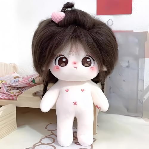 AMITD 20cm Plush Doll with Skeleton,Cute Anime Cotton Dolls,8 inch,Soft Stuffed Dress Up Doll,Collection Gift (Q) von AMITD
