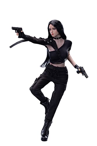 AMITD 3STOYS 1/6 Scale Female Figure Doll Clothes,Top + Pants Set for 12 inch Woman Action Figure TBLeague/Phicen(3S008B) von AMITD
