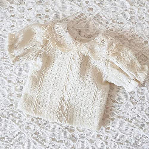 AMITD BJD Doll Clothes Cute Sundress Shirt for Blyth,Ob24,Licca,Azone BJD Doll Accessories Clothing (Off-White) von AMITD