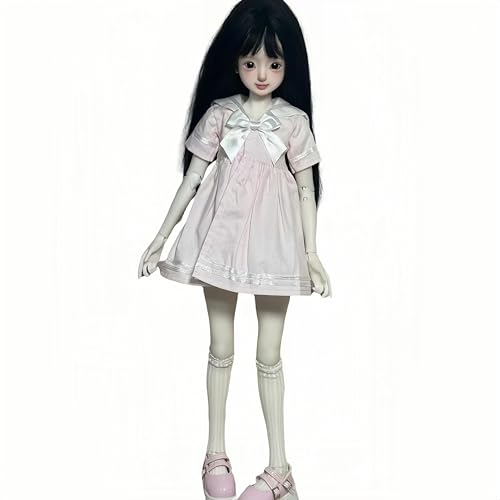 AMITD BJD Doll Clothes Handmade Fashionable Clothes Suitable for 1/4 1/6 BJD Doll SD Dolls (Pink(A), 1/4) von AMITD