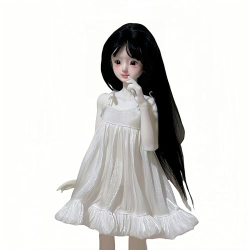 AMITD BJD Doll Clothes Handmade Fashionable Clothes Suitable for 1/4 1/6 BJD Doll SD Dolls (White(B), 1/6) von AMITD