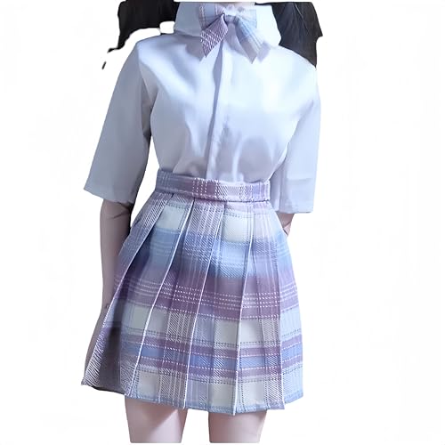 AMITD BJD Doll Clothes Outfit Set Handcrafted Stylish Short Shirts Skirts and Bow Ties Compatible with 1/3 1/4 1/6 BJD Doll SD Doll (M, 1/3) von AMITD