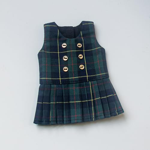 AMITD BJD Doll Clothes Shirt Vest Skirt for Blyth Ymy Licca Azones Ob24 Ob27 Doll Accessories Toys (Dress1) von AMITD