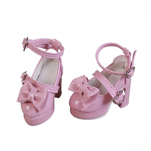 AMITD BJD Doll Shoes Beautifully Crafted high Heels for 1/4 18 inch BJD SD Doll Gifts for Doll Lovers (E) von AMITD