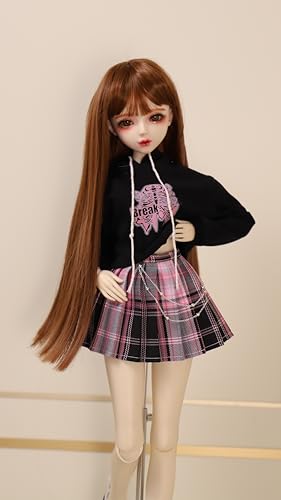 AMITD BJD Doll: Hand-Painted Doll, Girl in Short Skirt, 22 Inches, Girls (Makeup Style A) von AMITD