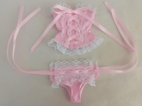 AMITD BJD Dolls Clothes of 1/3 1/4 1/6 Dolls Underwear Underpants O3P4 for 60 cm/ 45 cm/30 cm Dolls Clothing BJD Doll Accessories(Pink,1/6) von AMITD