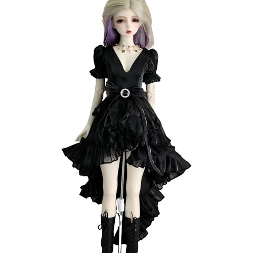 AMITD Bjd Doll Clothes,Ball Jointed Doll Clothes,Handmade,Fashion Dresses，Gowns, for 1/3 1/4 bjd Doll (Black H, 1/3) von AMITD