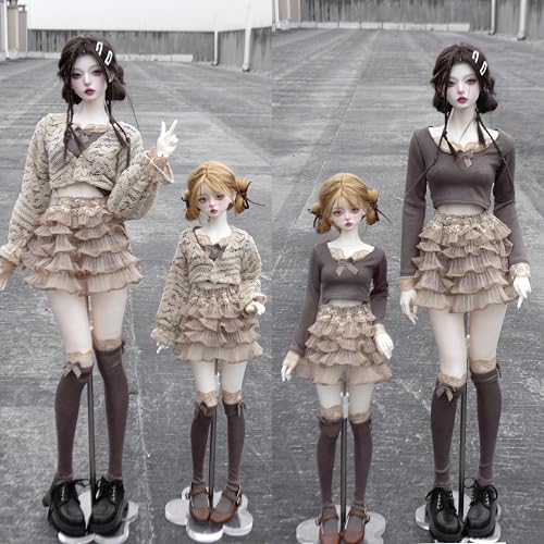 AMITD Bjd Doll Clothes,Ball Jointed Doll Clothes,Handmade,Many Fashion Styles Set,Suitable for 1/3 1/4 bjd Doll (D, 1/4) von AMITD