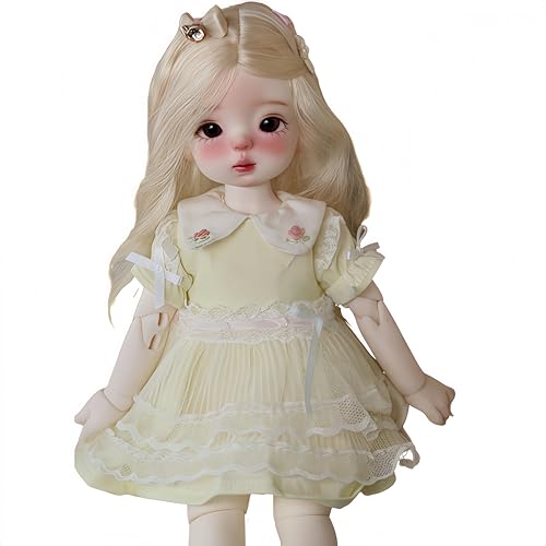 AMITD Bjd Doll Clothes,Fashions Cute Clothing,Dress Handmade,Suitable for 11-18 inch 1/4 and 1/6 BJD Dolls (I, 1/6) von AMITD