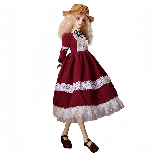 AMITD Bjd Doll Clothes Handmade Fashionable and Cute Clothing Suitable for 1/3 1/4 18inch 24 inch BJD SD Doll (N, 1/4) von AMITD