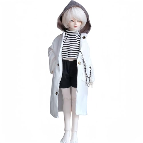 AMITD Bjd Doll Clothes Handmade Shirt Shorts Outerwear and Ornament Suitable for 1/3 1/4 1/6 BJD Doll SD Doll Gifts for Girls (G, 1/6) von AMITD