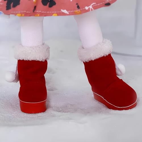 AMITD Bjd Doll Shoes 1/6 Ball Jointed Doll Shoes Handmade Fashion Shoes for 1/6 BJD Doll and Gifts for Doll Lovers (F) von AMITD