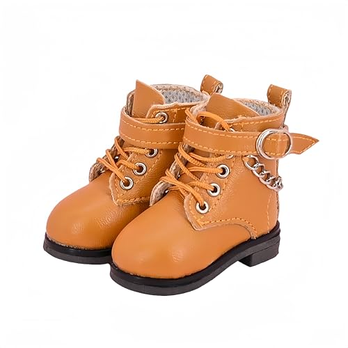 AMITD Bjd Doll Shoes 1/6 Carefully Crafted Fashionable Shoes for 10-12 inch Bjd Doll Gifts for Doll Lovers (Orange) von AMITD