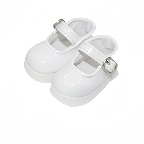 AMITD Bjd Doll Shoes 1/6 Carefully Crafted Fashionable Shoes for 10-12 inch Bjd Doll Gifts for Doll Lovers (White 1) von AMITD