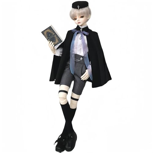 AMITD Bjd Dolls Male 1/4 Bjd Doll Ball Jointed Dolls Resin Handmade Makeup Collectable Action Figure The Best Gift Set (B) von AMITD